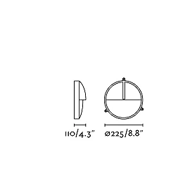 Outdoor wall lamp TIMON, 1 x E27 max. 60W, IP44, brass - FARO - 70996