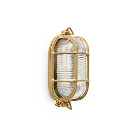 Āra gaismeklis CABO E27, 20W, IP65, misiņš, FARO 70998 