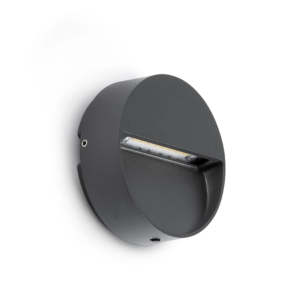 DUNE R āra LED sienas lampa 3 W 4CCT IP65 tumši pelēka (FARO)