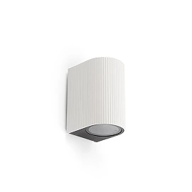 ESTELA āra sienas lampa 1xGU10 5 W IP65 balta (FARO)