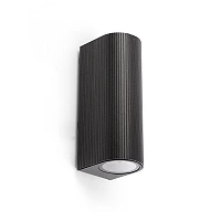 ESTELA āra sienas lampa 2xGU10 5 W IP65 melna (FARO)