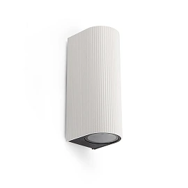 ESTELA āra sienas lampa 2xGU10 5 W IP65 balta (FARO)