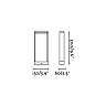 LED beacon ALP LED, SMD 6W module, 190Lm, 3000K, IP54, dark grey, small - FARO - 74451