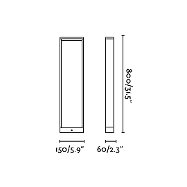 LED beacon ALP LED, SMD 6W module, 190Lm, 3000K, IP54, dark grey, large - FARO - 74452
