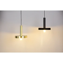 Pendant WHIZZ, 1 x E27 max. 60W, IP20, black/satin gold - FARO - 2016x