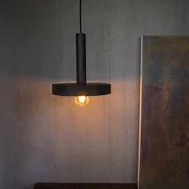 Pendant WHIZZ, 1 x E27 max. 60W, IP20, black/satin gold - FARO - 2016x
