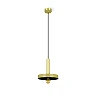 Pendant WHIZZ, 1 x E27 max. 60W, IP20, black/satin gold - FARO - 2016x