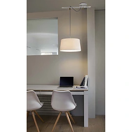 Pendant FUSTA, 1 x E27 max. 20W, IP20, white -  FARO - 28394