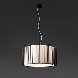 Pendant LINDA, 1 x E27 max. 100W, IP20, white/black -  FARO - 2930x
