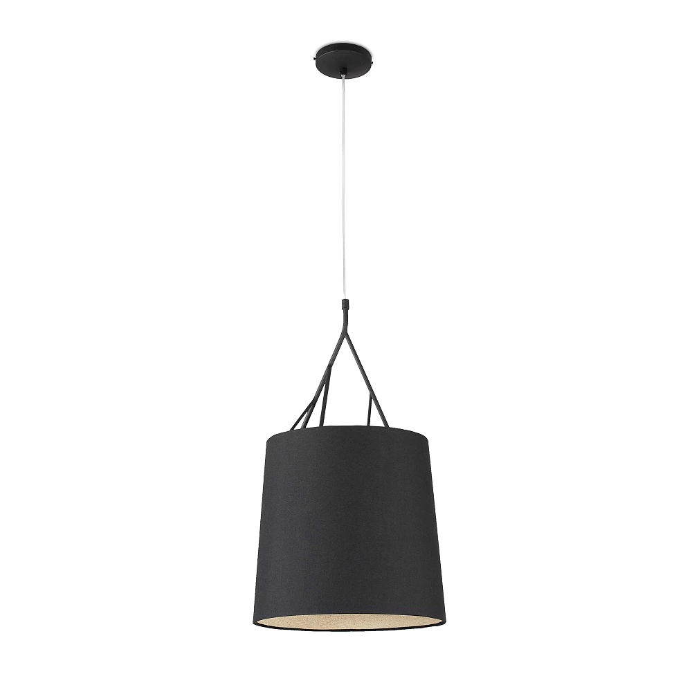 Pendant TREE, 1 x E27 max. 100W, IP20, black/white -  FARO - 2986x