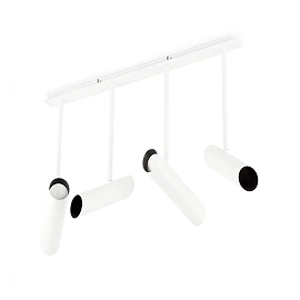 Pendant LINK, 4 x GU10 max. 35W, IP20, black/white - FARO - 298xx