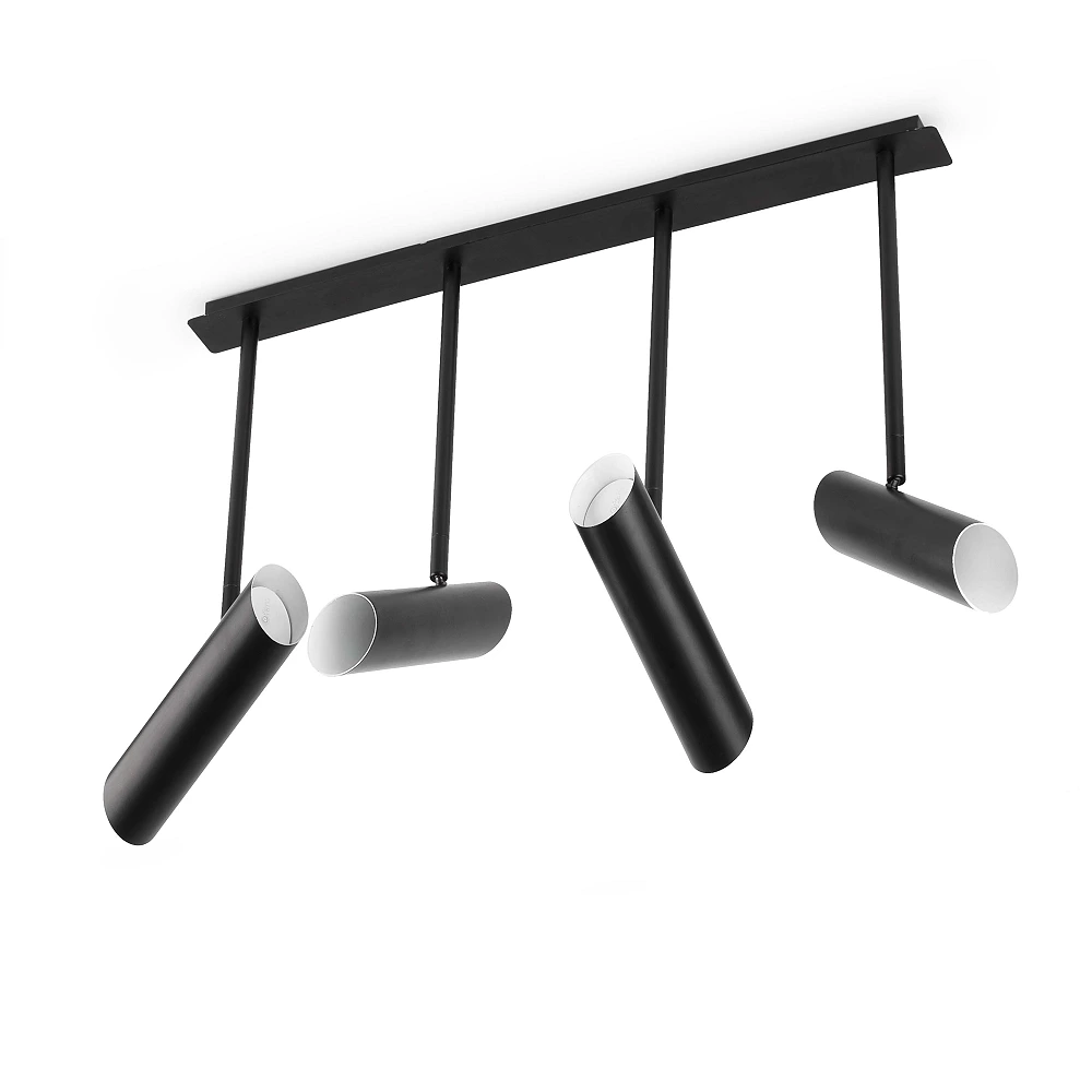 Pendant LINK, 4 x GU10 max. 35W, IP20, black/white - FARO - 298xx