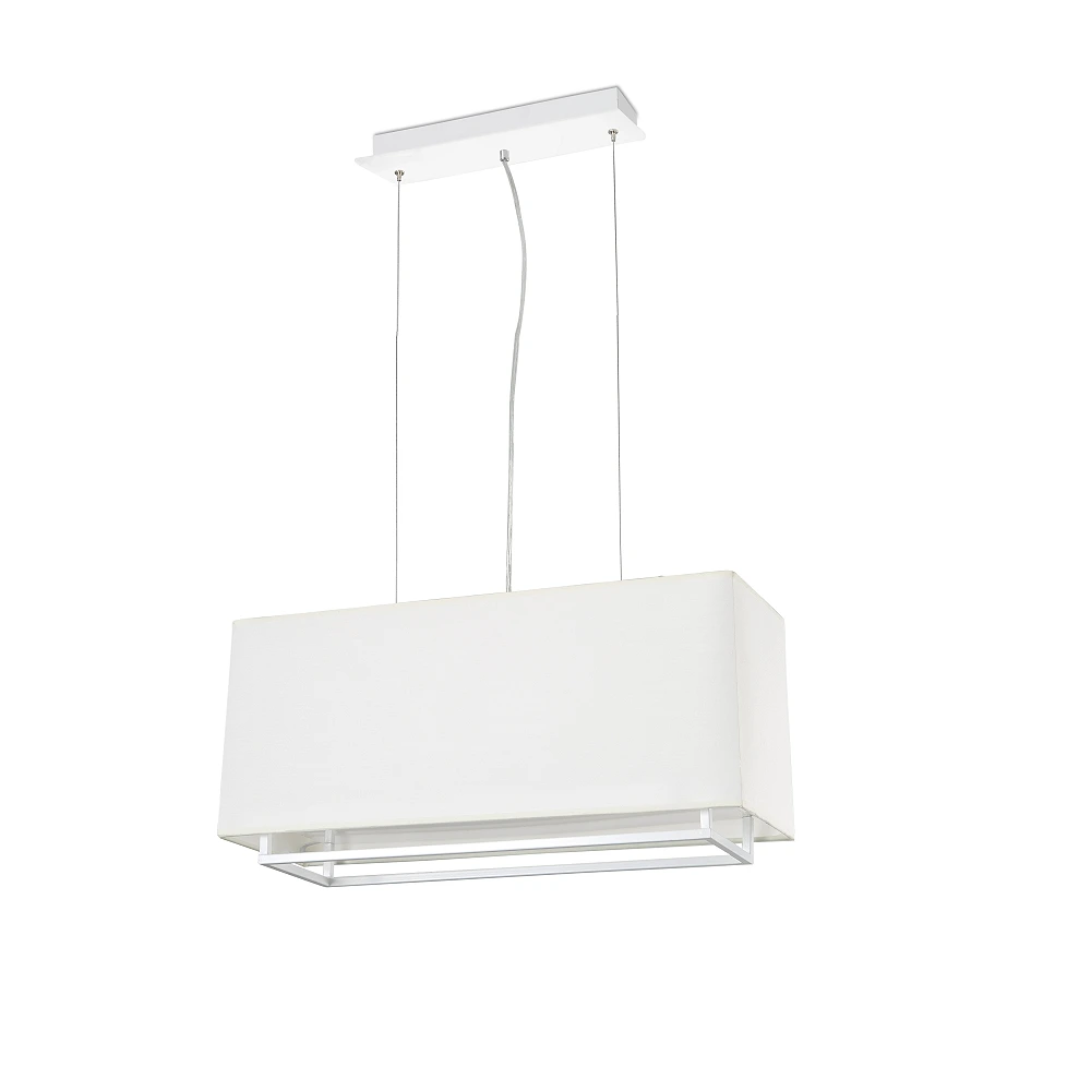 Pendant VESPER-1, 2 x E27 max. 20W, IP20, white/brown - FARO - 2998x