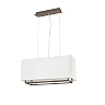 Pendant VESPER-1, 2 x E27 max. 20W, IP20, white/brown - FARO - 2998x