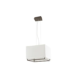 Pendant VESPER-2, 3 x E27 max. 20W, IP20, white/brown - FARO - 2998x
