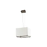 Pendant VESPER-2, 3 x E27 max. 20W, IP20, white/brown - FARO - 2998x