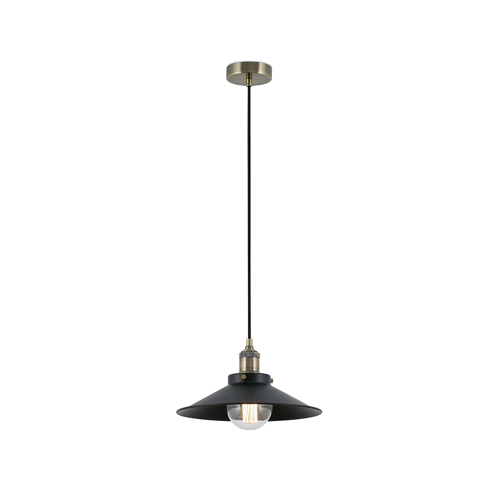 Pendant MARLIN, 1 x E27 max. 60W, IP20, black FARO - 64133