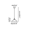 Pendant MARLIN, 1 x E27 max. 60W, IP20, black FARO - 64133