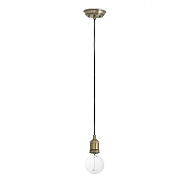 Pedant ART, 1 x E27 max. 60W, IP20, old gold -  FARO - 64137