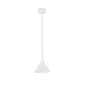 Pendant PAM-P LED, LED 11W module, IP20, black and gold/white, small - FARO - 6415x