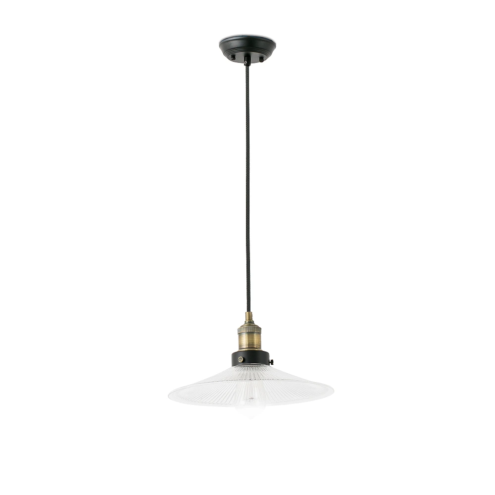 Pendant HALITA, 1 x E27 max. 60W, IP20, transparent - FARO - 65071