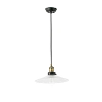 Pendant HALITA, 1 x E27 max. 60W, IP20, transparent - FARO - 65071