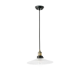 Pendant HALITA, 1 x E27 max. 60W, IP20, transparent - FARO - 65071