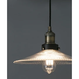 Pendant HALITA, 1 x E27 max. 60W, IP20, transparent - FARO - 65071