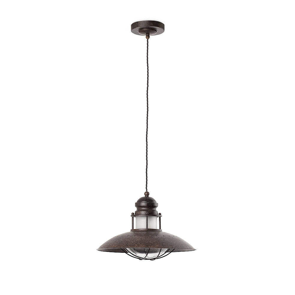 Pendant WINCH, 1 x E27 max. 60W, IP20, brown - FARO - 66204