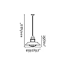 Pendant WINCH, 1 x E27 max. 60W, IP20, brown - FARO - 66204