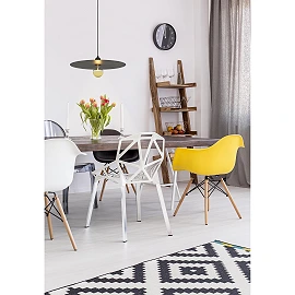 Pendant PLAT, 1x E27, IP20, black or white - FARO - 6814x