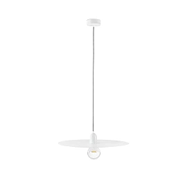Pendant PLAT, 1x E27, IP20, black or white - FARO - 6814x