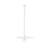 Pendant PLAT, 1x E27, IP20, black or white - FARO - 6814x