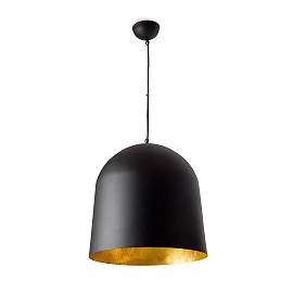 Pendant CRATER, 3 x E27 max. 40W, IP20, black -  FARO - 68461