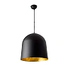 Pendant CRATER, 3 x E27 max. 40W, IP20, black -  FARO - 68461