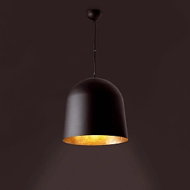 Pendant CRATER, 3 x E27 max. 40W, IP20, black -  FARO - 68461