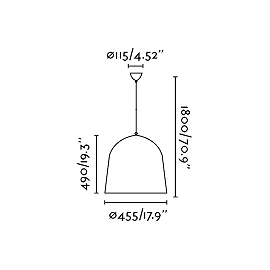 Pendant CRATER, 3 x E27 max. 40W, IP20, black -  FARO - 68461