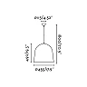 Pendant CRATER, 3 x E27 max. 40W, IP20, black -  FARO - 68461