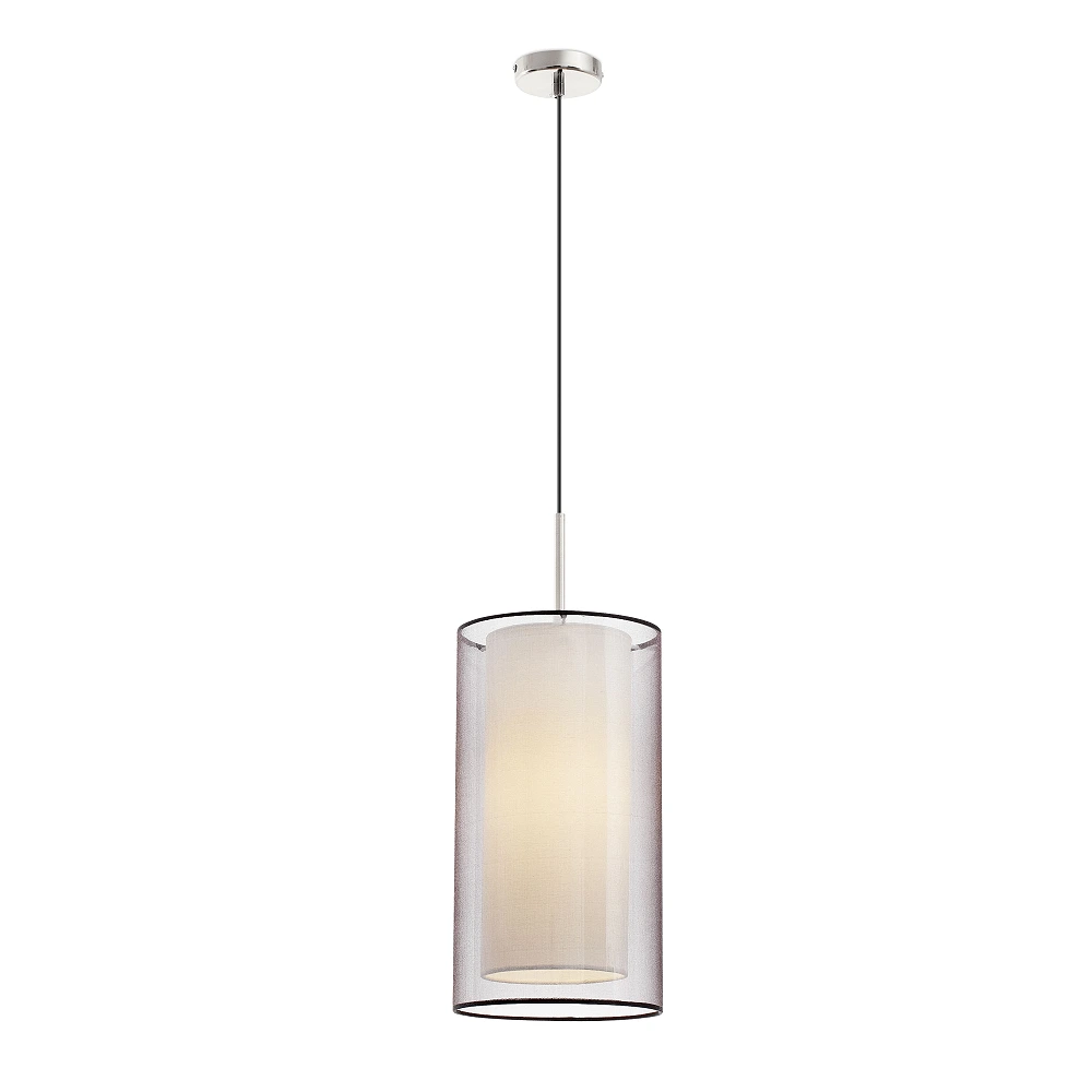 Pendant SABA, 1 x E27 max. 40W, IP20, matt nickel, small -  FARO - 68548