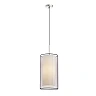 Pendant SABA, 1 x E27 max. 40W, IP20, matt nickel, small - FARO - 68548