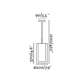 Pendant SABA, 1 x E27 max. 40W, IP20, matt nickel, small -  FARO - 68548