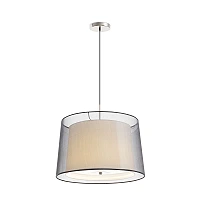 Pendant SABA, 3 x E27 max. 40W, IP20, matt nickel, large -  FARO - 68549