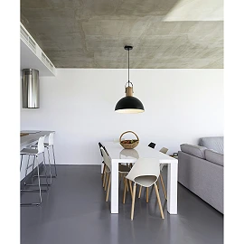 Pendant MARGOT, 1 x E27 max. 25W, IP20, black -  FARO - 68561