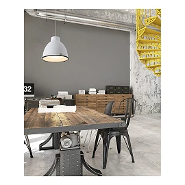 Pendant CHARLOTTE, 1 x E27 max. 60W, IP20, white/dark grey -  FARO - 6856x