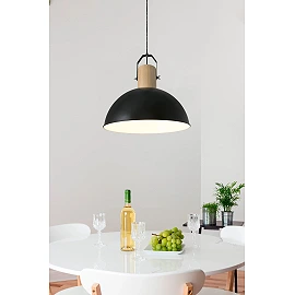 Pendant MARGOT, 1 x E27 max. 25W, IP20, black -  FARO - 68561