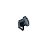 POLA-1 adjustable outdoor spotlight, black, 1×MR16/GU5.3, 12V, IP65 (FARO)