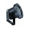 POLA-1 adjustable outdoor spotlight, black, 1×MR16/GU5.3, 12V, IP65 (FARO)