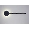 HAN LED Black wall lamp/coat rack 6W LED - 01001 Faro