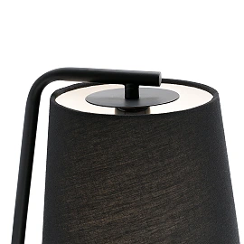 Wall lamp BERNI, 1 x E27 max. 20W, IP20, black/white/matt nickel - FARO - 2932x
