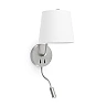 FARO BERNI wall lamp with LED reader, E27 + 3 W LED, 3000 K, 293xx